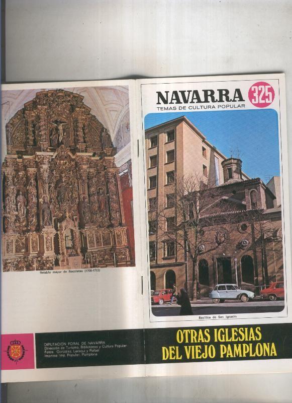 Navarra temas de cultura popular numero 325: Otras iglesias del viejo pamplona