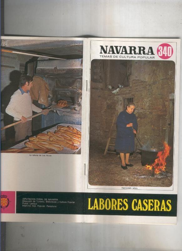 Navarra temas de cultura popular numero 340: Labores caseras