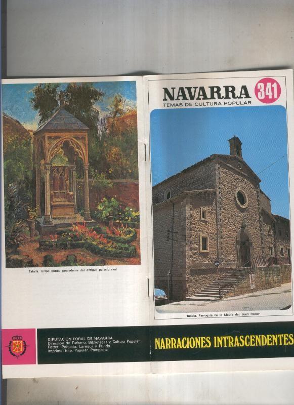 Navarra temas de cultura popular numero 341: Narraciones intrascendentes