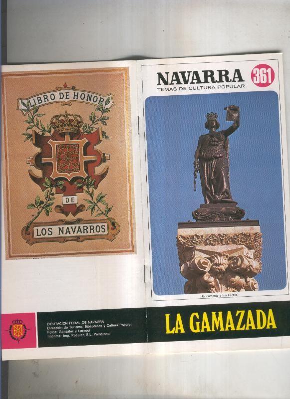 Navarra temas de cultura popular numero 361: La Gamazada