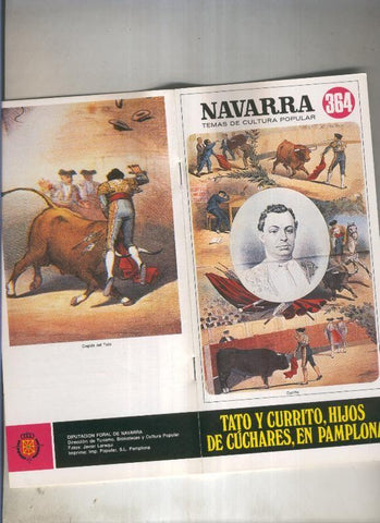 Navarra temas de cultura popular numero 364: Tato y Currito, hijos de Cuchares, en Pamplona