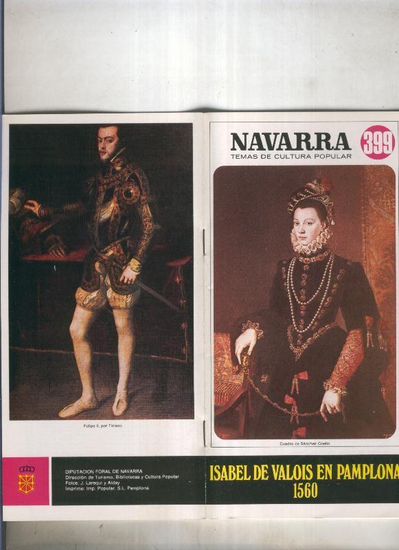 Navarra temas de cultura popular numero 399: Isabel de Valois en Pamplona, 1560