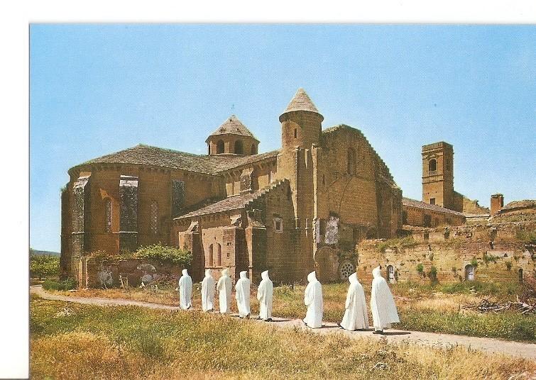 Postal 022678 : La real de la Oliva, Abadia Cisterciense de Sta. Maria (Carcastillo-Navarra)