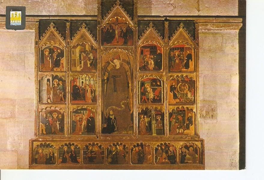 Postal 031123 : Tudela (Navarra). Retablo de Santa Catalina. Siglo XIV