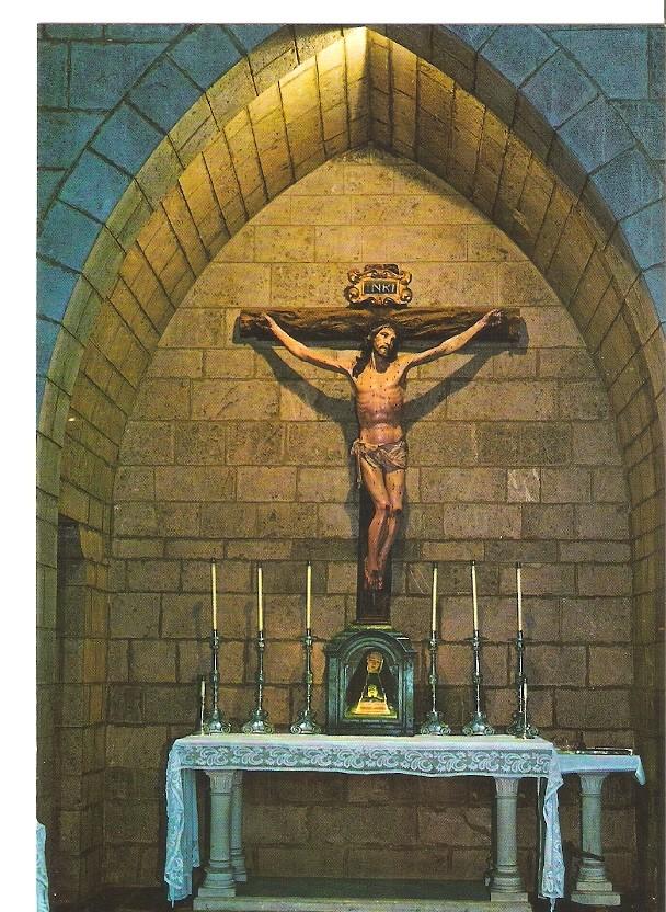Postal 032461 : Roncesvalles (Navarra). Altar del Santo Cristo