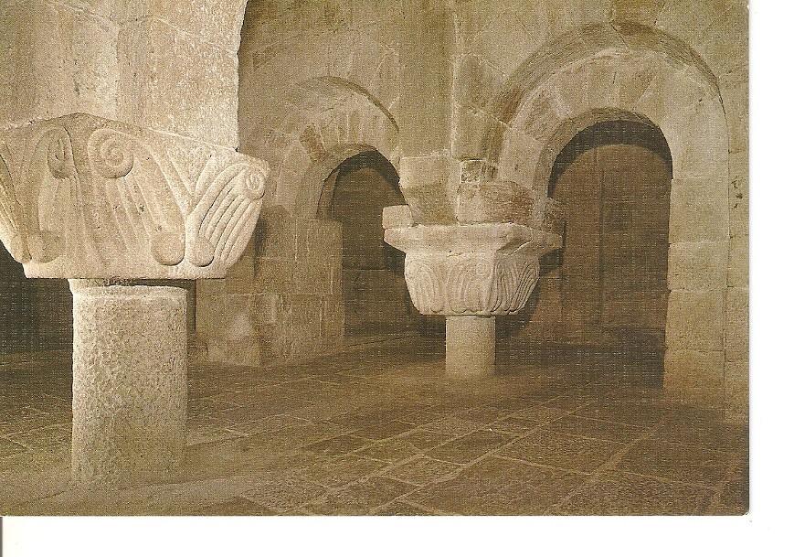 Postal 040328 : Monasterio de Leyre (Navarra). Cripta siglo XI