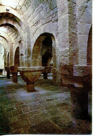 Postal 016588: NAVARRA - Monasterio de LEYRE cripta siglo XI