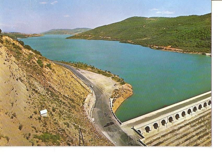 Postal 042821 : Yesa (Navarra). Pantano y presa de Yesa