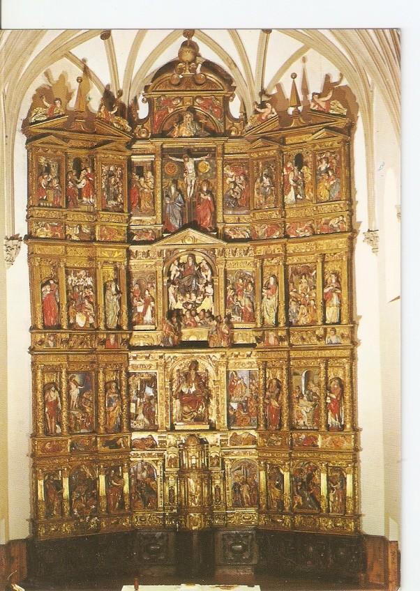 Postal 043253 : Valtierra (Navarra). Iglesia Parroquial. Retablo Mayor (S. XVI)