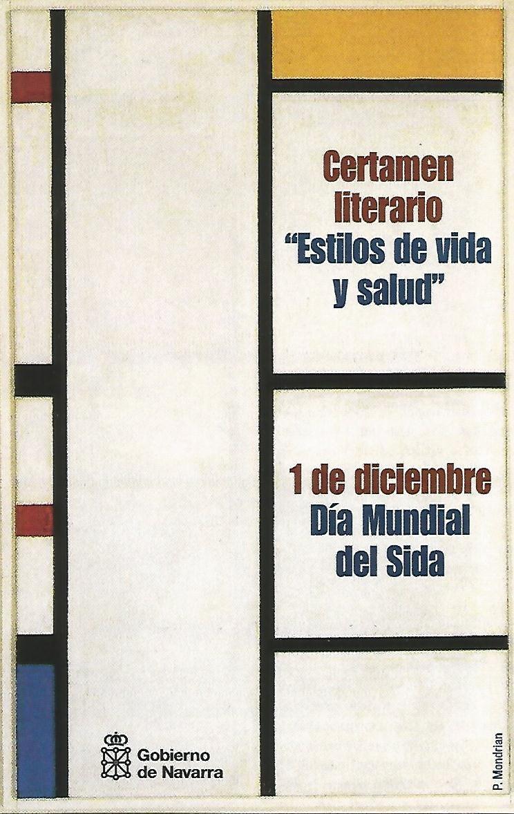 Postal publicitaria 52464: Certamen literario  Estilos de vida y salud. Gobierno de Navarra