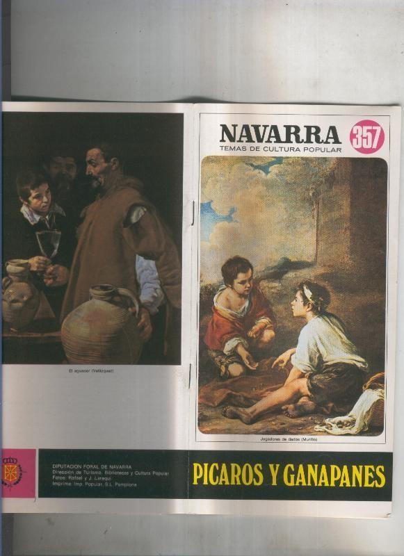 Navarra temas de cultura popular numero 357: Picaros y Ganapanes