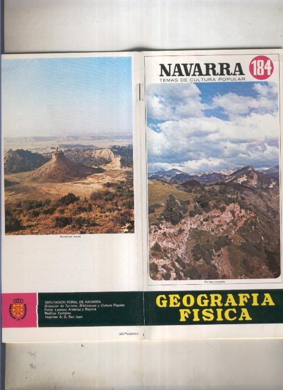 Navarra temas de cultura popular numero 184: Geografia fisica