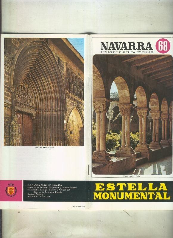 Navarra temas de cultura popular numero 068: Estella monumental