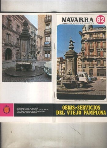 Navarra temas de cultura popular numero 062: Obras y servicios del viejo pamplona