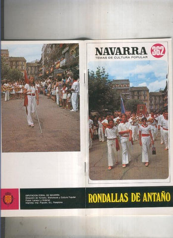 Navarra temas de cultura popular numero 362: Rondallas de antaño