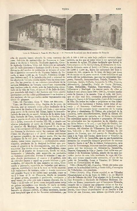 LAMINA ESPASA 6053: Casa de Pio Baroja en Vera de Bidasoa Navarra