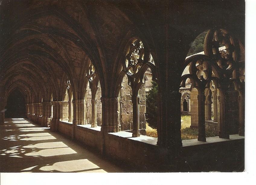 Postal 041504 : Monasterio de Iranzu S. XII (Navarra). Claustro