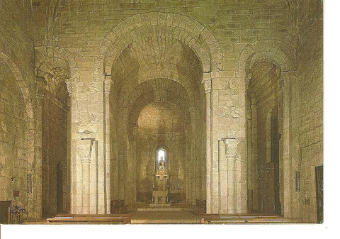 Postal 040500 : Monasterio de Leyre (Navarra). Iglesia. Cabecera romanica siglo XI