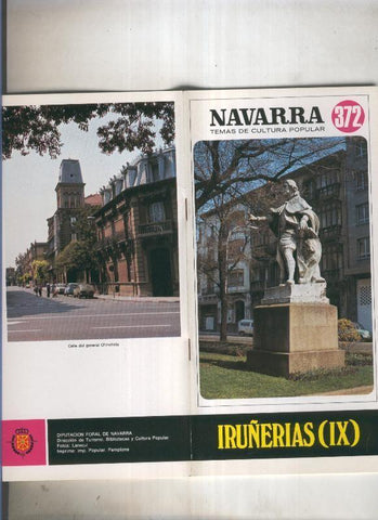 Navarra temas de cultura popular numero 372: Iruñerias IX