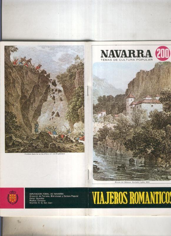 Navarra temas de cultura popular numero 200: Viajeros romanticos