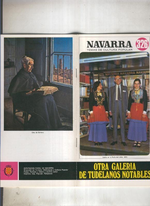 Navarra temas de cultura popular numero 326: Otra galeria de tudelanos notables
