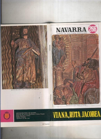 Navarra temas de cultura popular numero 266: Viana, ruta jacobea