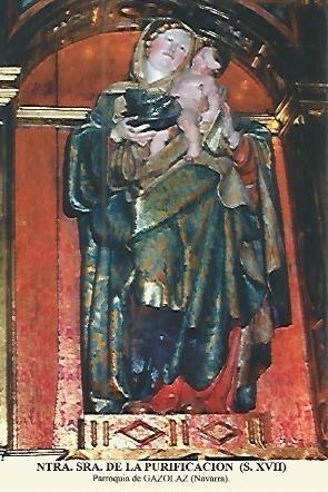 Postal 53783: NUESTRA SEÑORA DE LA PURIFICACION. Gazolaz Navarra