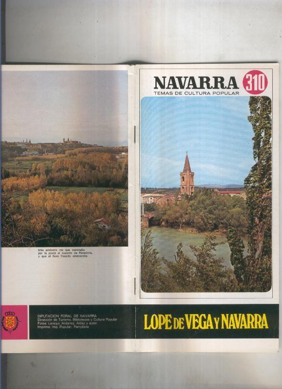 Navarra temas de cultura popular numero 310: Lope de Vega y Navarra