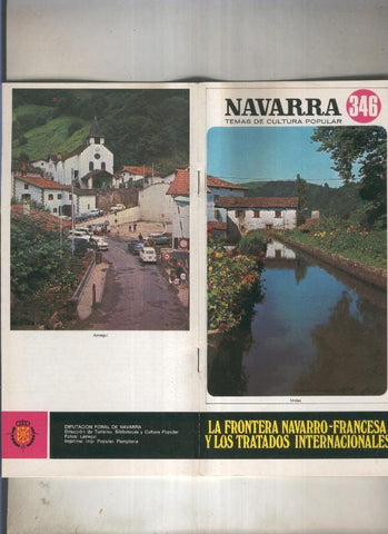 Navarra temas de cultura popular numero 346: La frontera navarro-francesa y