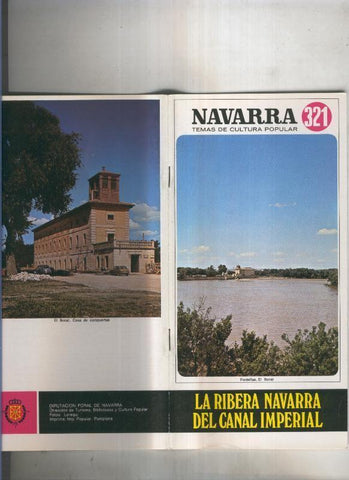 Navarra temas de cultura popular numero 321: la ribera navarra del canal imperial