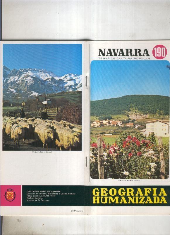 Navarra temas de cultura popular numero 190: Geografia humanizada