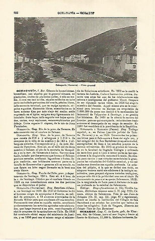 LAMINA ESPASA 21309: Vista de Ochagavia Navarra