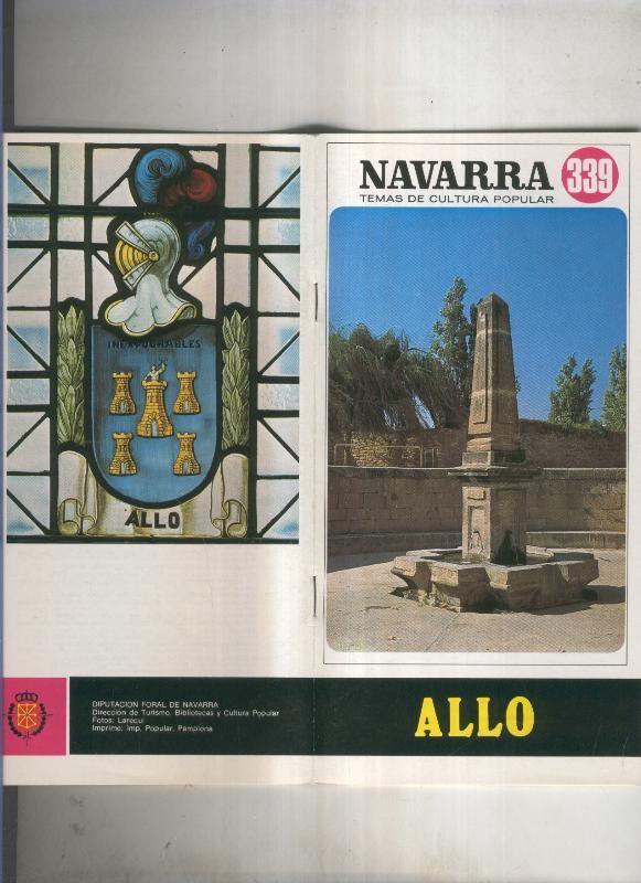 Navarra temas de cultura popular numero 339: Allo