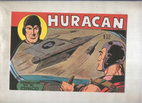 Huracan de Lopez Blanco, facsimil numero 12: Persecucion en el espacio