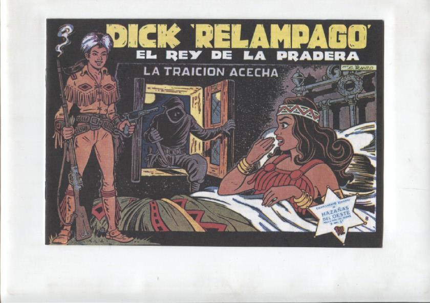 Facsimil: Dick Relampago de Iranzo numero 08: La traicion acecha