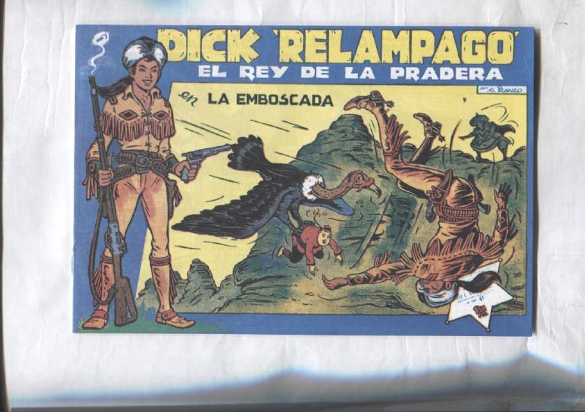 Facsimil: Dick Relampago de Iranzo numero 09: La emboscada