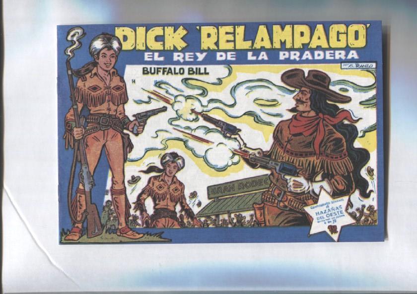 Facsimil: Dick Relampago de Iranzo numero 14: Buffalo Bill