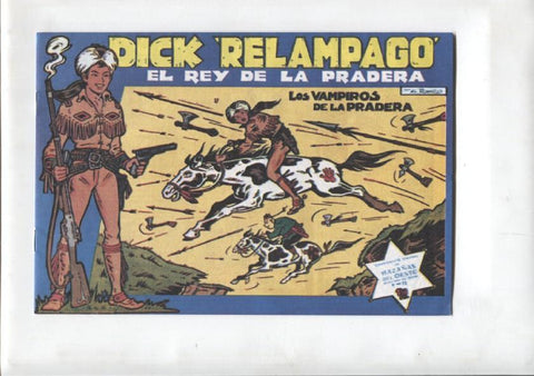 Facsimil: Dick Relampago de Iranzo numero 17: Los vampiros de la pradera