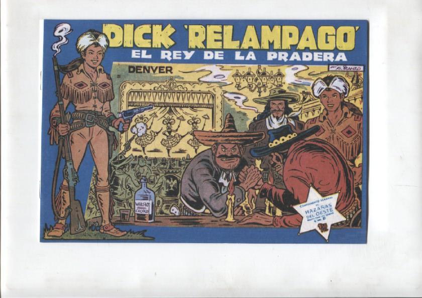 Facsimil: Dick Relampago de Iranzo numero 25: Denver