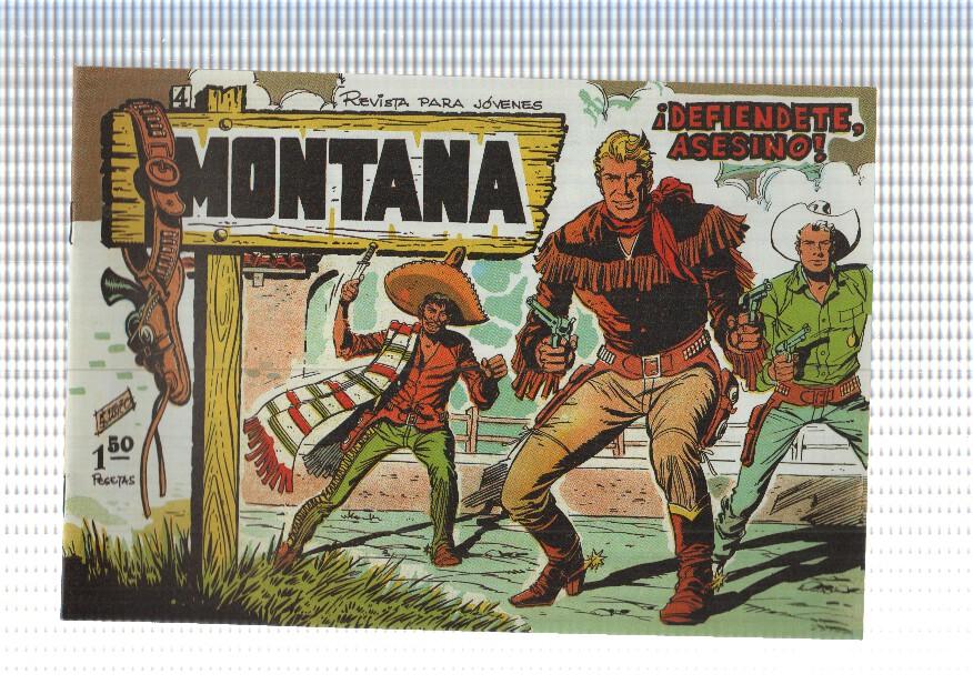 Facsimil: Montana de Manuel Lopez Blanco numero 04: Defiendete asesino