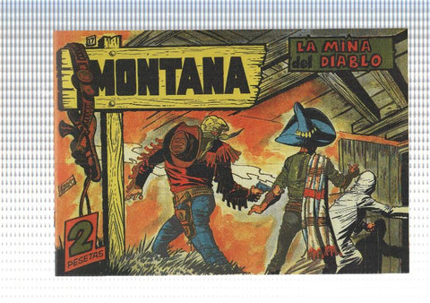 Facsimil: Montana de Manuel Lopez Blanco numero 17: la mina del diablo