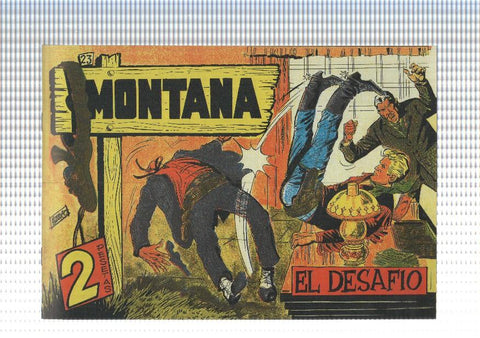 Facsimil: Montana de Manuel Lopez Blanco numero 23: El desafio
