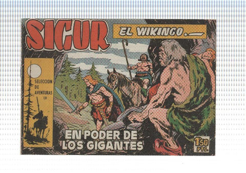 Facsimil: Sigur el Vikingo de Jose Ortiz numero 02: En poder de los gigantes