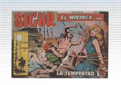 Facsimil: Sigur el Vikingo de Jose Ortiz numero 08: la tempestad