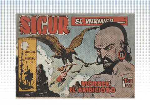 Facsimil: Sigur el Vikingo de Jose Ortiz numero 10: Mordek el ambicioso