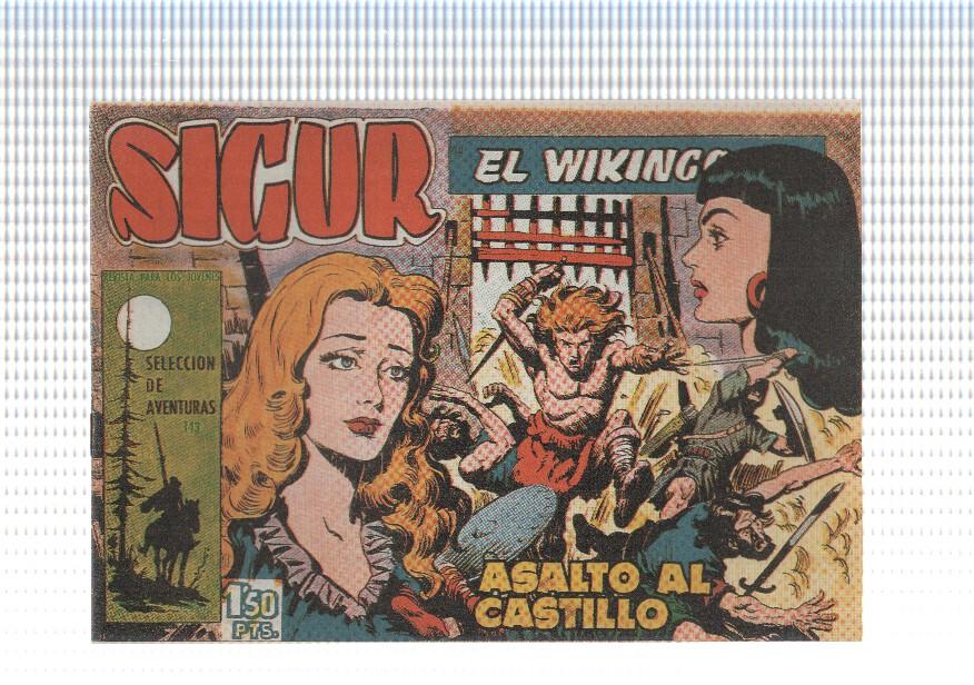 Facsimil: Sigur el Vikingo de Jose Ortiz numero 14: Asalto al castillo