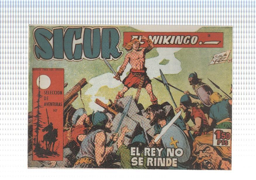 Facsimil: Sigur el Vikingo de Jose Ortiz numero 18: El rey no se rinde