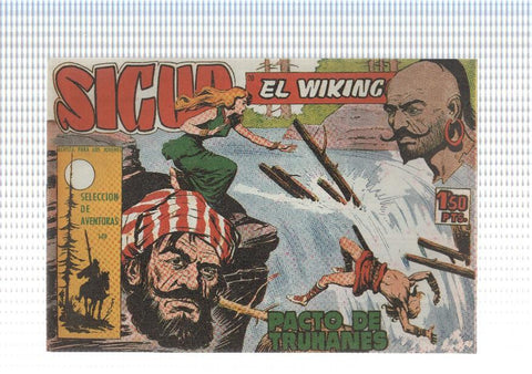 Facsimil: Sigur el Vikingo de Jose Ortiz numero 20: pacto de truhanes