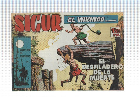 Facsimil: Sigur el Vikingo de Jose Ortiz numero 21: El desfiladero de la muerte
