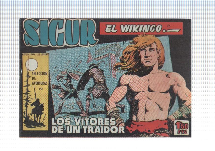 Facsimil: Sigur el Vikingo de Jose Ortiz numero 22: Los vitores de un traidor